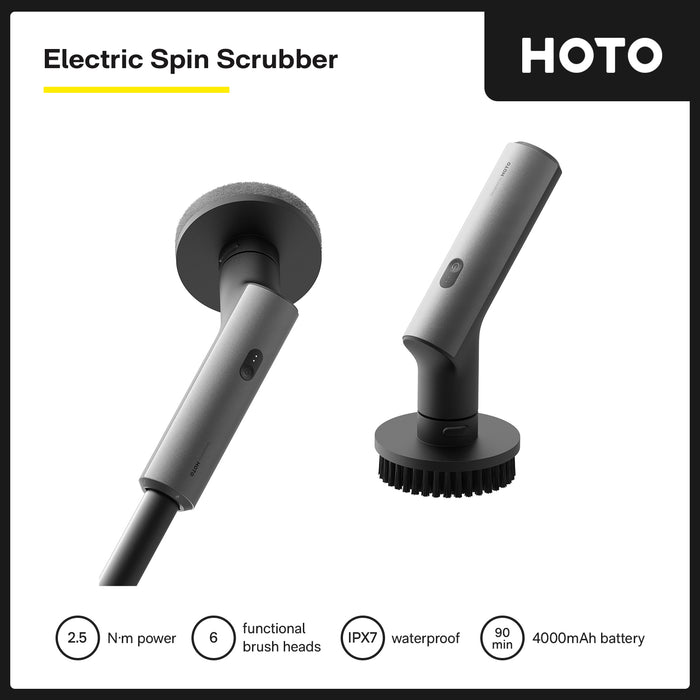 HOTO Electric Spin Scrubber