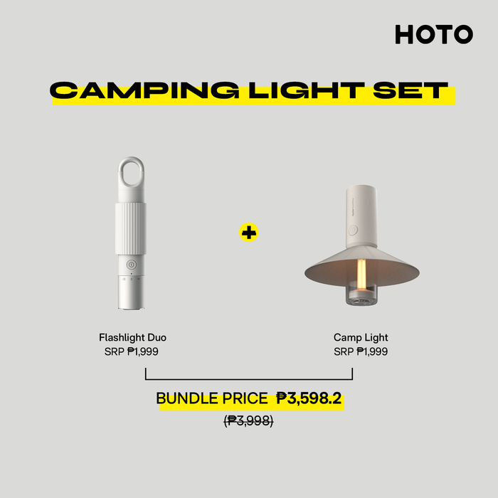 Bundle Promo: HOTO Camp Light + HOTO Flashlight Duo