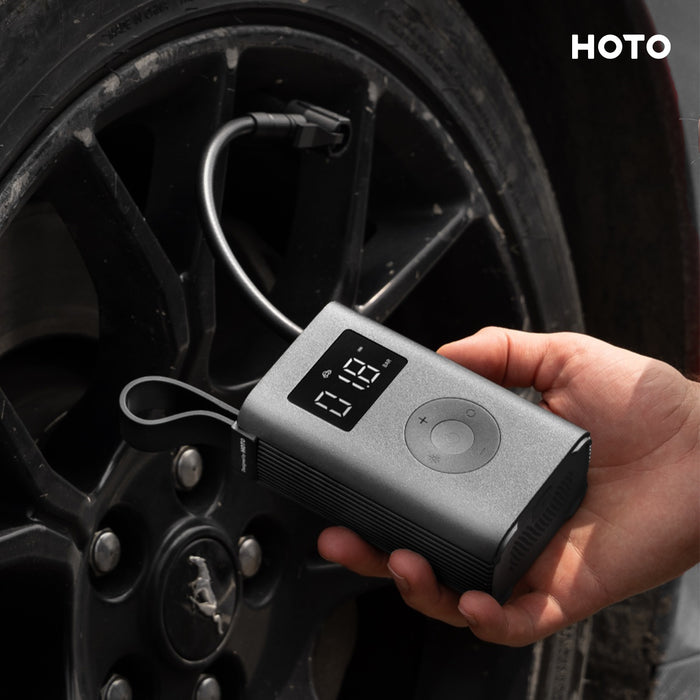 HOTO Electric Air Pump Black