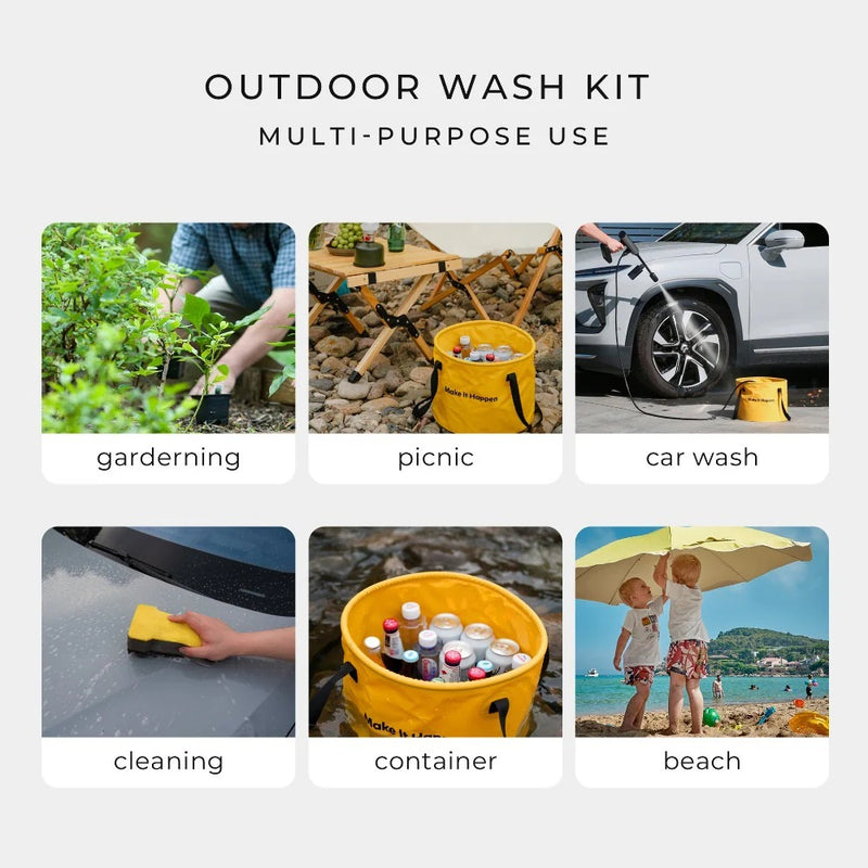 HOTO Multifunctional Outdoor Wash Kit