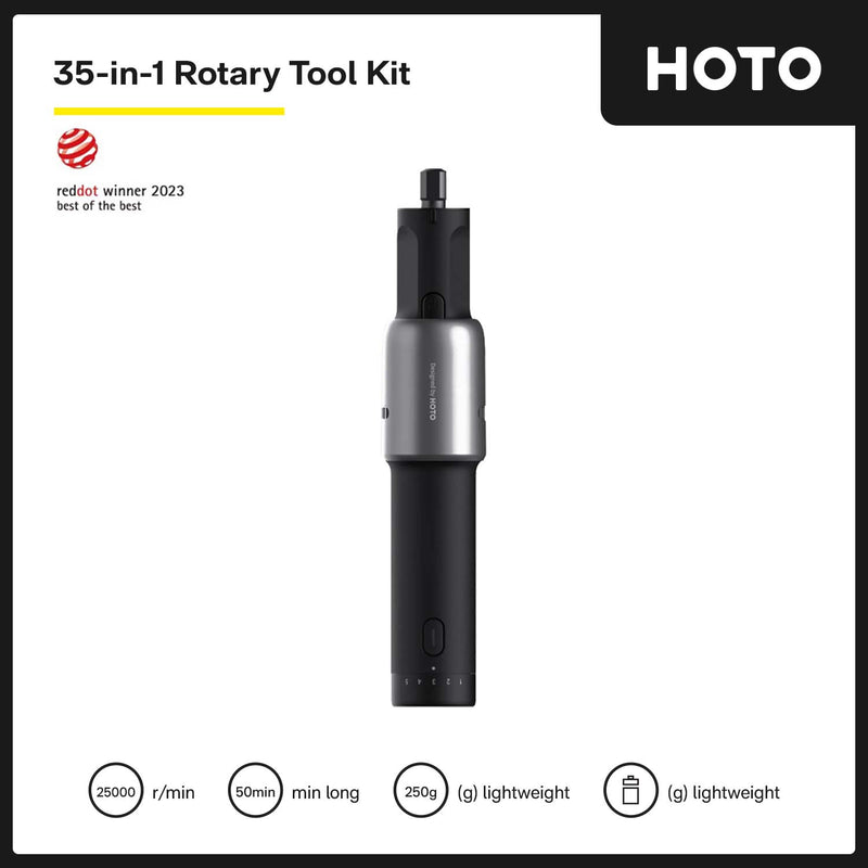 HOTO 35-in-1 Rotary Tool Kit