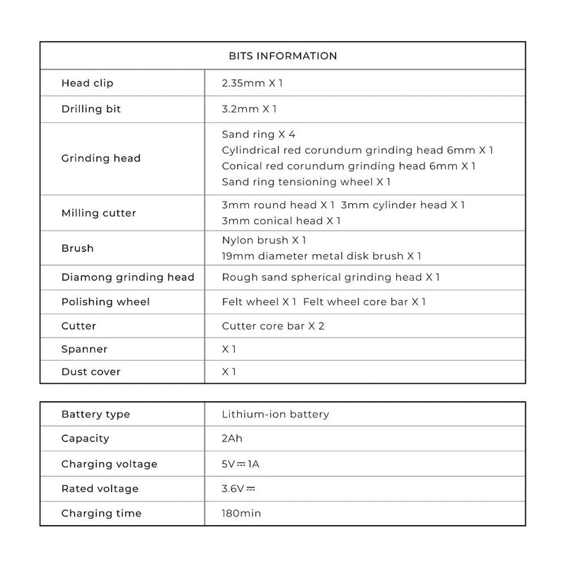 HOTO 35-in-1 Rotary Tool Kit