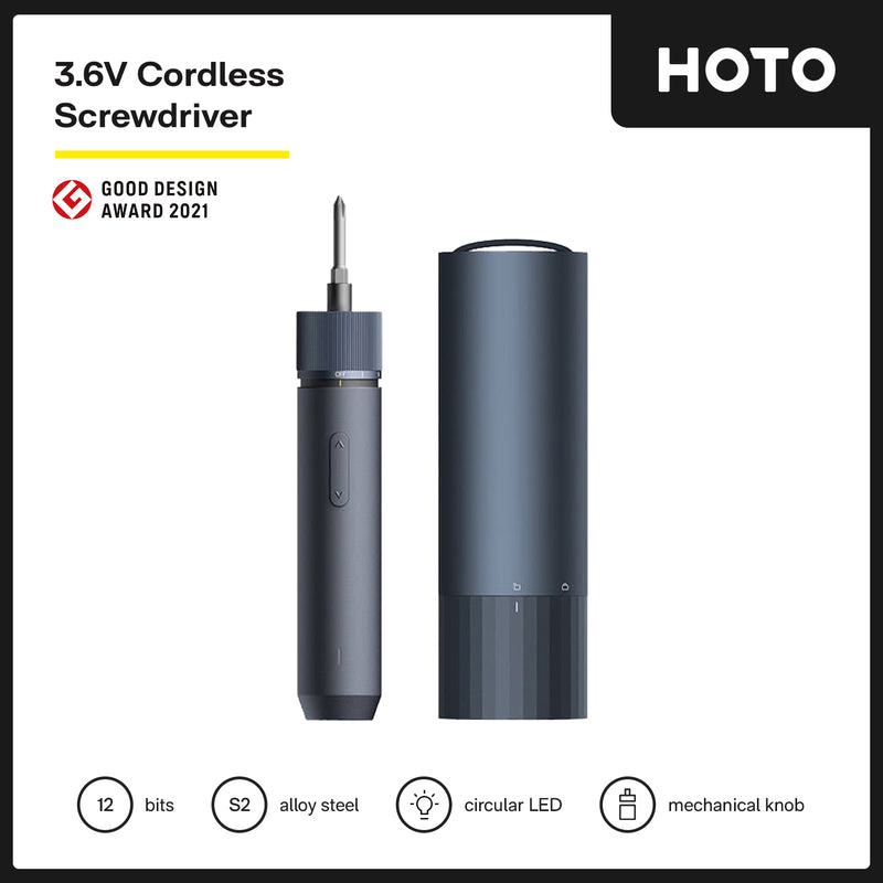 HOTO 3.6V Cordless Screwdriver