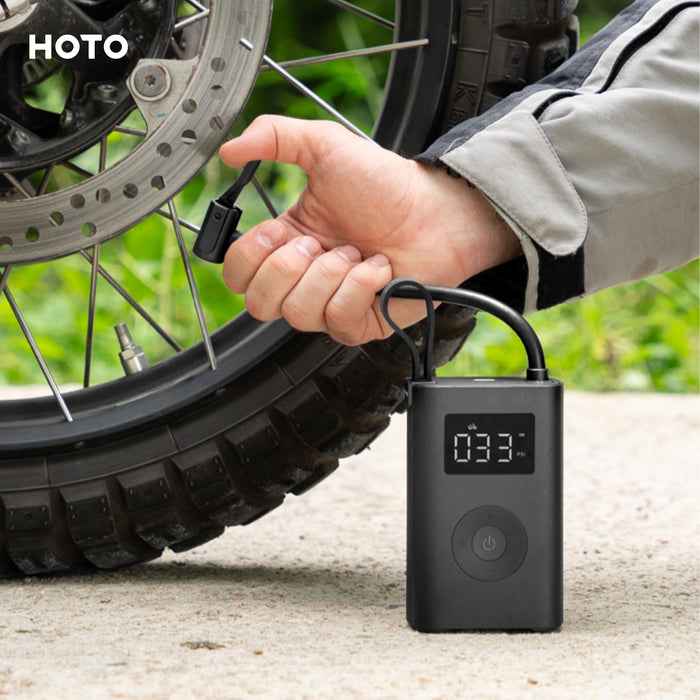 HOTO Electric Air Pump Black