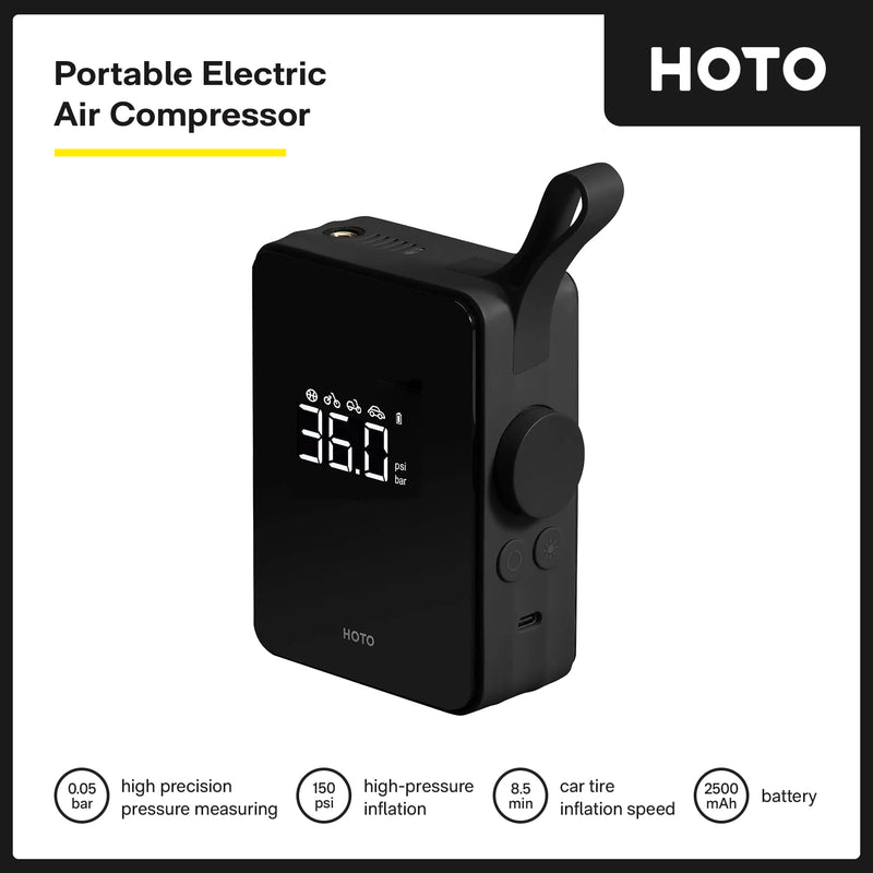 HOTO Portable Electric Air Compressor