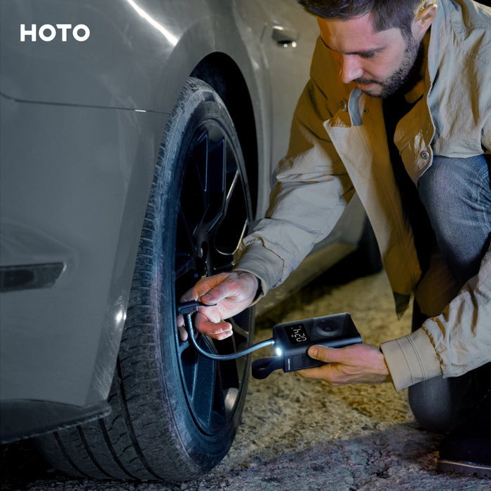 HOTO Electric Air Pump Black